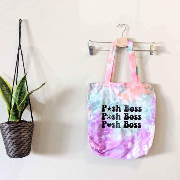 allywanderland Handbags - Posh Boss x3 Tie Dye Lightweight Cotton Tote Bag